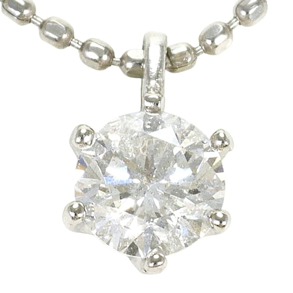 PT900 Platinum / PT850 Necklace with 0.30ct Diamond (I1 clarity), Certificate...